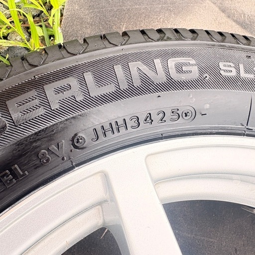 2025年製　155/65r14 アルミホイール　タイヤ　ブリジストン