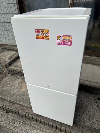 本日まで使用】MORITA 2ドア冷凍冷蔵庫 110L 2011年製 汚れあり (hashi 