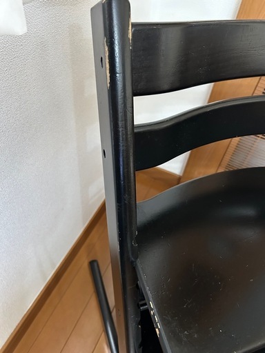 ストッケ　トリップトラップ　黒　ベビーチェア