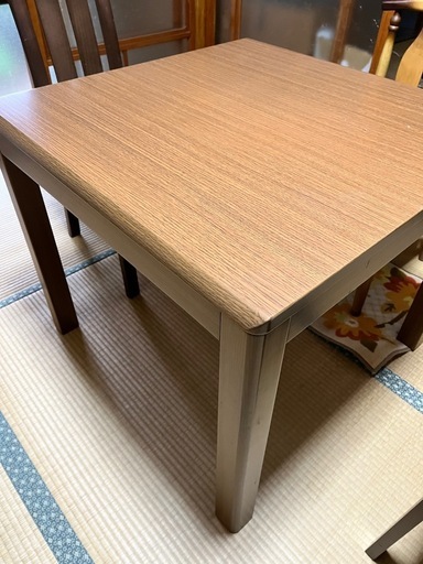 ２人用家具調
こたつ&椅子2脚