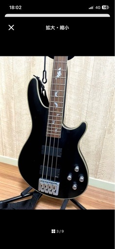 SCHECTER 4弦ベース DAMIEN PLATINUM-4 SBK