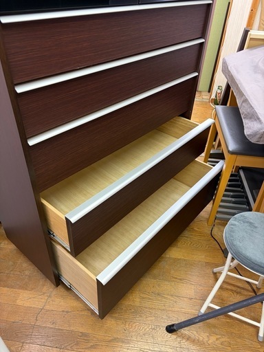 訳あり激安品!! 6段チェスト 衣類収納 箪笥 モダンチェスト