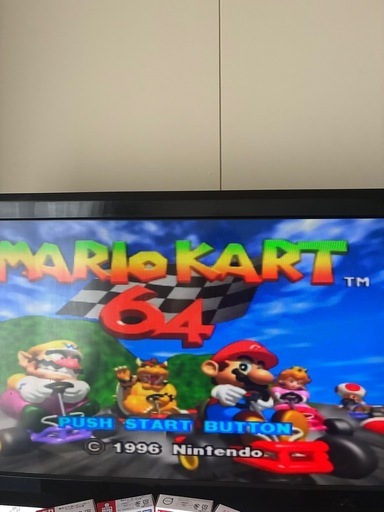 任天堂 NINTENDO64 本体 コントローラー2個 ケーブル　ソフト2本付き　Nintendo