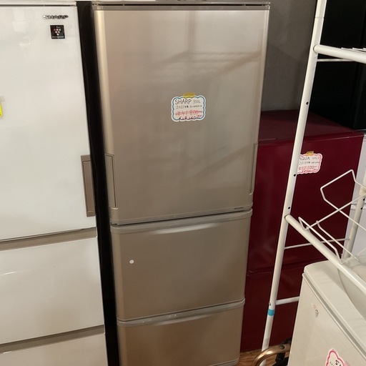 SALE?SHARPシャープ2021年製SJ-W353G-N全定格内容積350Lグレー冷凍 