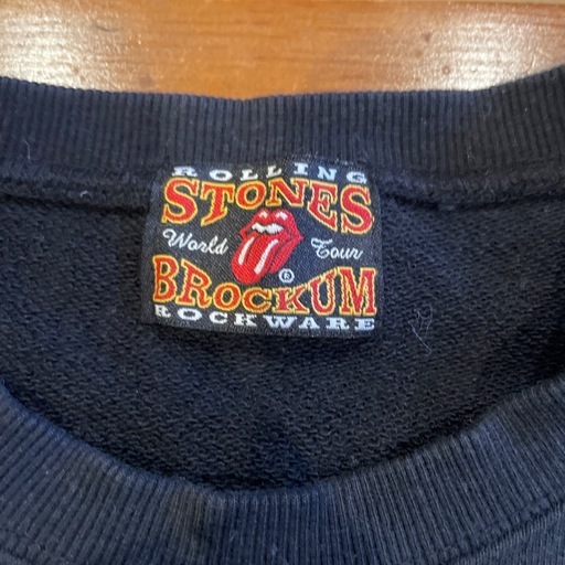 The Rolling Stones スウェット ラインストーン　Sサイズ The Rolling Stones×JACKROSE】 Lips&Tongue ラインストーンクルー 