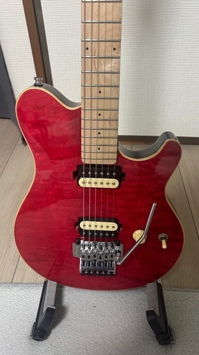 美品　Sterling by MUSIC MAN AXIS AX40 -Trans Red-【日本限定復刻モデル】