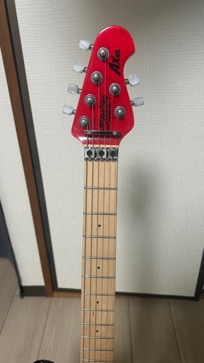 美品　Sterling by MUSIC MAN AXIS AX40 -Trans Red-【日本限定復刻モデル】