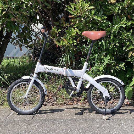 7月11日お引渡し済：【防犯登録可】 点検/整備済 小型 小径 折り畳み自転車 ちょい乗り 買い物