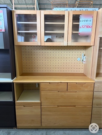 【自宅まで配送可！】食器棚　キッチンボード　美品