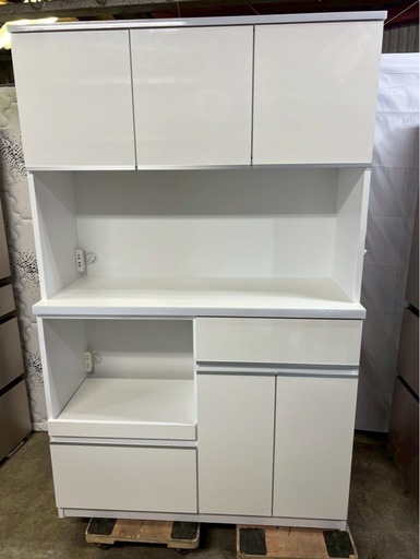 【成約済み】カード決済可！【2ヶ月保証】土井インテリヤ工業 食器棚 W117 H185 D45