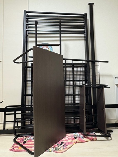 予定者決定ロフトベッド　　テーブル棚付き 