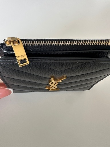 SAINT LAURENT 二つ折り財布 ブラック