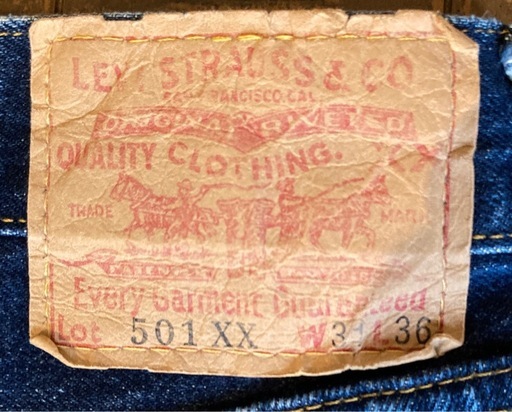 リーバイス501XX  used　米国製　 