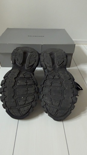 BALENCIAGA track 2 バレンシアガ　スニーカー ブラック　領収書　27.5