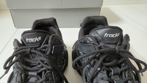 BALENCIAGA track 2 バレンシアガ　スニーカー ブラック　領収書　27.5