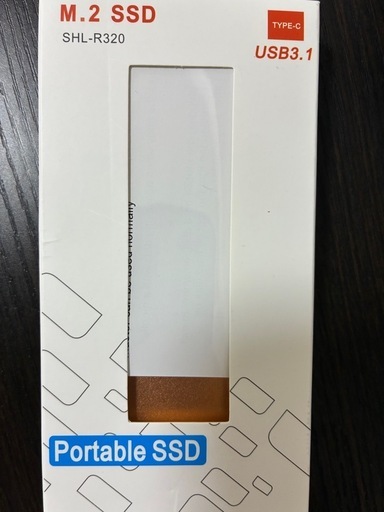 【新品】ポータブル外付けSSD ゴールド　2TB