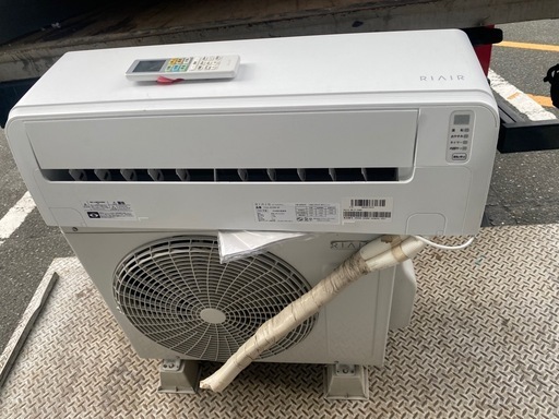 取付工事込み金額  RIAIR YHA-S22M-W ヤマダオリジナル リエア エアコン 2022年モデル 主に6畳用 ホワイトYHA