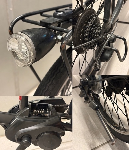 【 横浜市都筑区: 直接引き渡し限定、配送不可 】★電動アシスト自転車★ベロスターミニ　20インチ　BK 　（パナソニック）