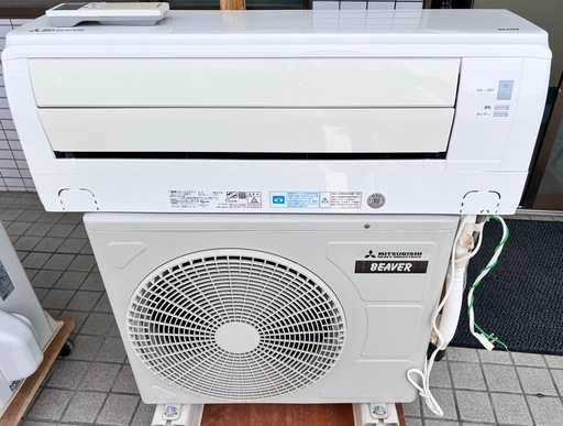 (中古) 三菱6畳ルームエアコン　取り付け工事込み