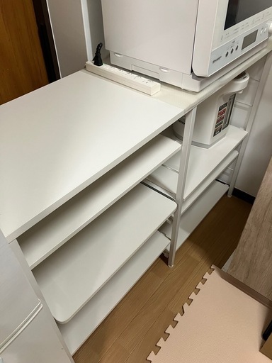 キッチンカウンター　ラック