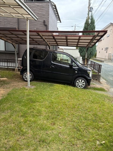 カーポート撤去