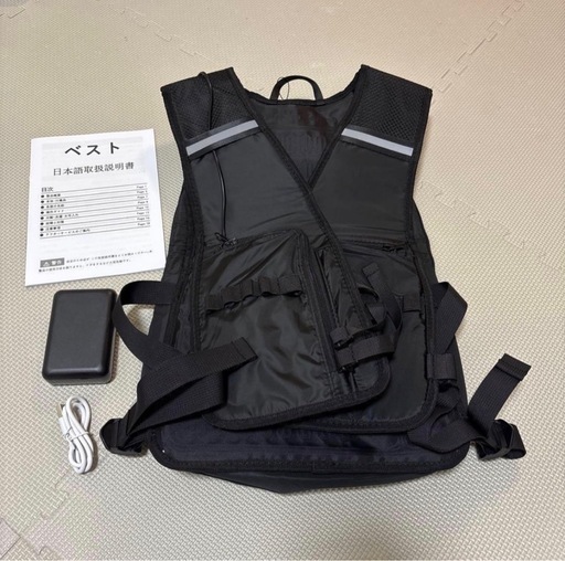 冷水服 水冷ベスト 広範囲冷却　バッテリー付き 冷却ベスト 氷水循環薄型 熱中症対策