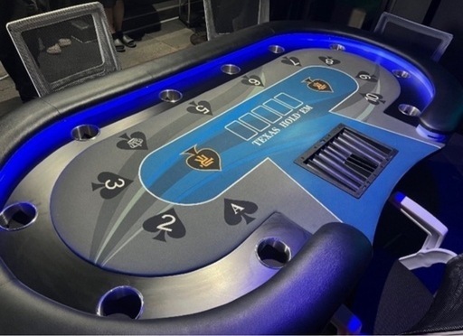 LED付きポーカーテーブル