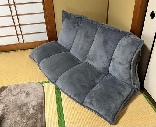 二人がけフロアーソファー