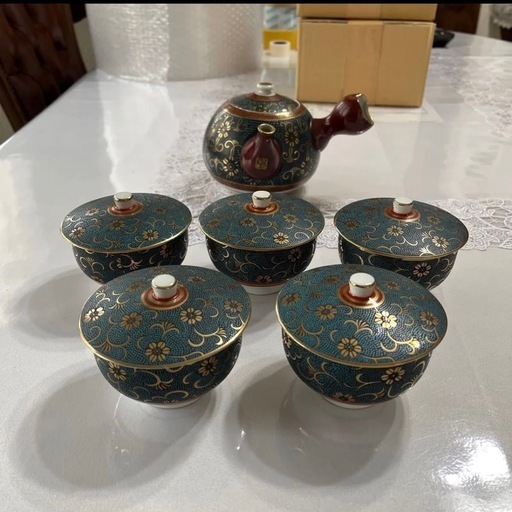 九谷焼　美山　 湯呑 急須　 茶器　セット
