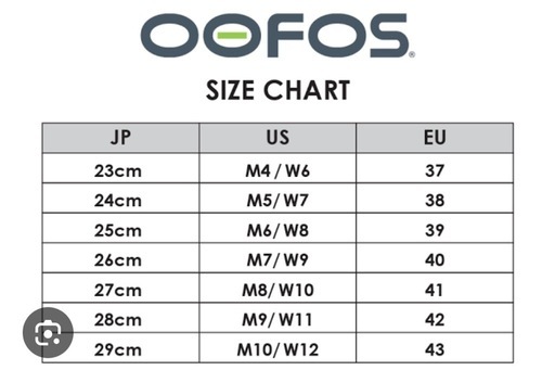 OOFOS ウーフォスOOriginal 23センチサンダル ブラック