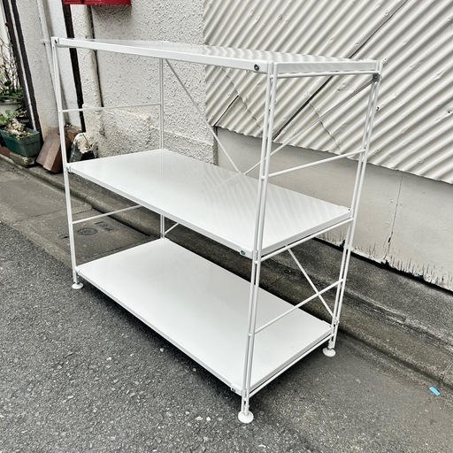 無印良品 スチール ユニットシェルフ 86cm 白　MUJI 無印良品 ユニットシェルフ 86cm スチール オープンシェルフ ラック 楽天市場】【ライトグレー】スチールユニットシェルフ・スチール棚 