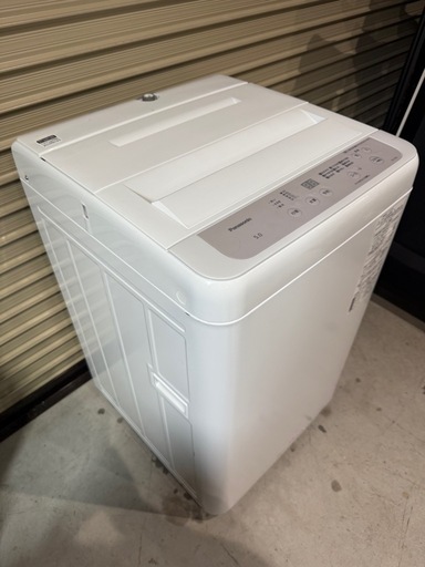 Panasonic 全自動洗濯機　5.0kg 2023年製　NA-F5B2 送料設置無料
