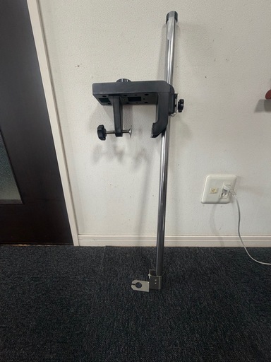 万能パイプ 小型ボートなどで、振動子を取り付ける器具