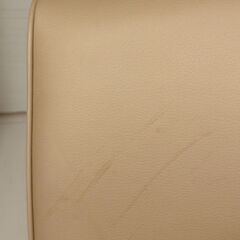 franfran　2人掛けソファ ベージュ 合皮 ラウンジソファの画像