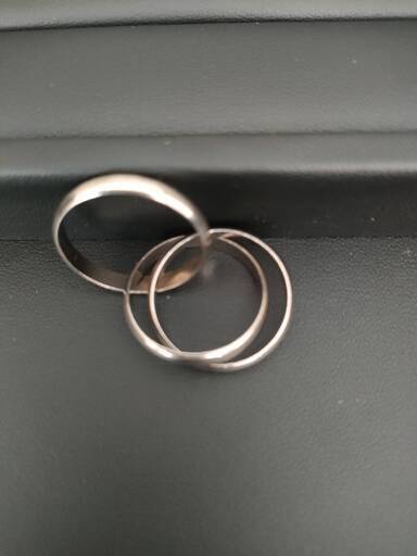 【?値下げしました?】カルティエ指輪3連リング【750 CARTIER 59 1999 8954S】メンズ 重さ10.87グラム