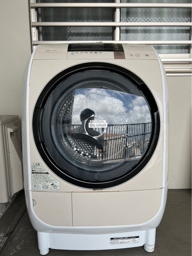 美品！HITACHI ドラム式洗濯乾燥機 BD-V3700L 