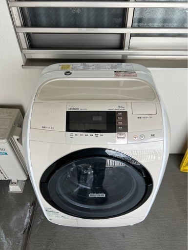 美品！HITACHI ドラム式洗濯乾燥機 BD-V3700L 