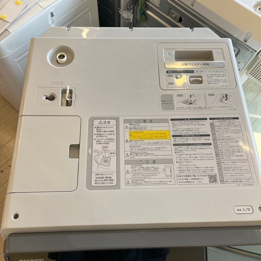 SHARP ドラム式洗濯機　ES-W111-SL
