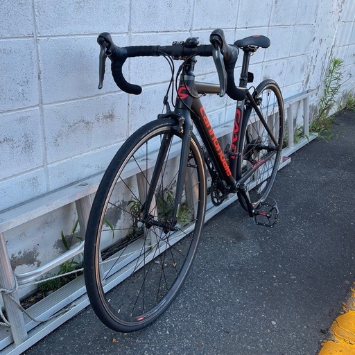 Cannondale 25インチロードバイク 前2変速後ろ8変速 2017年モデル ブラック 中古