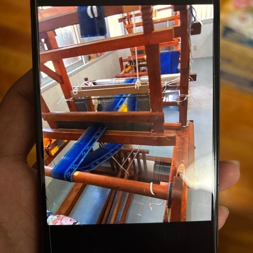 高機織り機