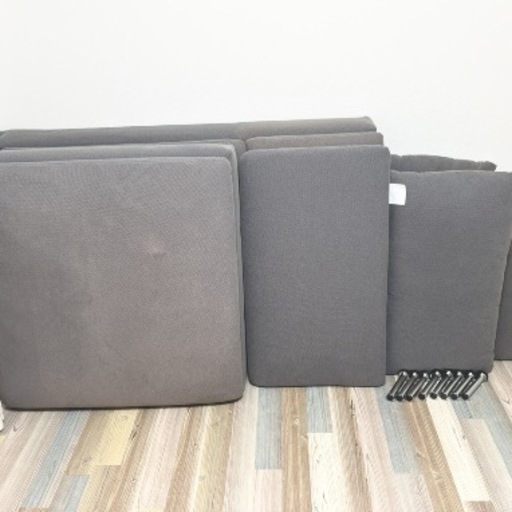 IKEA 2人掛けソファ ダークグレー　ソーデルハムン