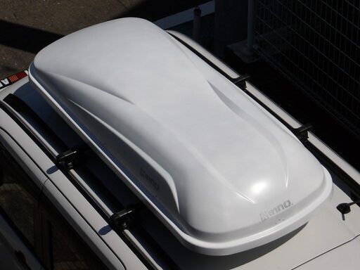 inno ルーフボックス BR761 白 中古 左開き ルーフBOX 普通車、小型車 