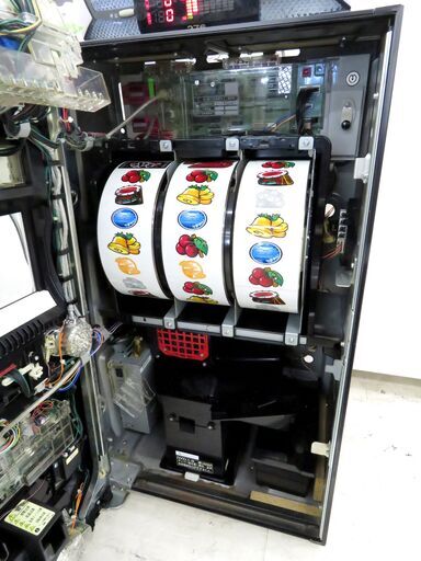 北海道 千歳市/恵庭市 近郊配送 パチスロ実機 ACROSS/アクロス 沖ドキ！LL コイン不要機 スロット台 100V 店頭でのお受