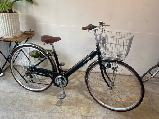 取引き中　27インチ　6段 自転車　マットブラック