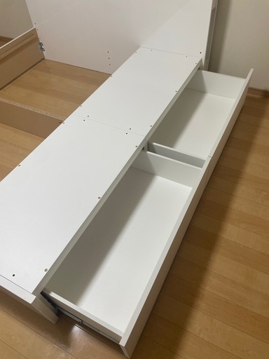 ニトリ収納付きベッドフレーム マットレスセット　クイーン　組立書あり