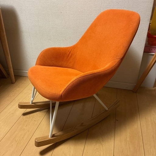 DULTON rocking chair S argon orange (ますかた) 向ヶ丘遊園の椅子