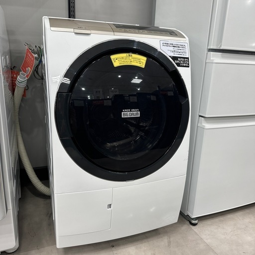 【家電多数展示中！】HITACHI 11kgドラム式洗濯機入荷しました！