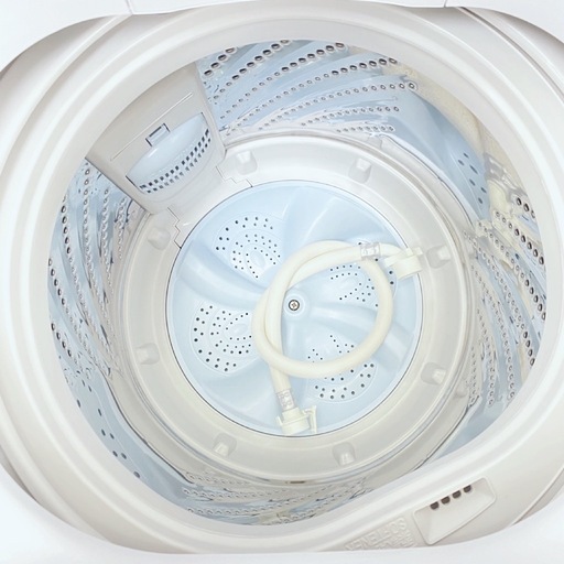 (送料無料) 2021年 極美品 洗濯機 ガラストップ  立体シャワー水流  洗濯板のような凹凸型ステンレス槽 ①
