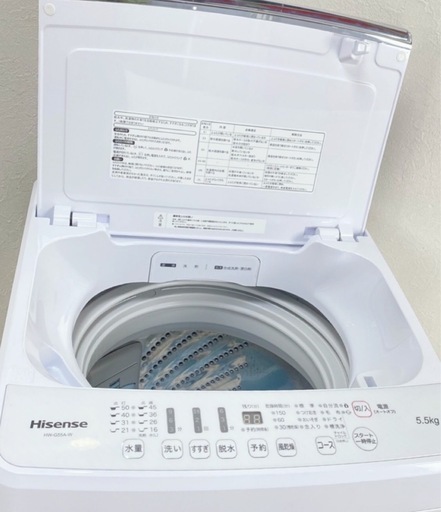(送料無料) 2021年 極美品 洗濯機 ガラストップ  立体シャワー水流  洗濯板のような凹凸型ステンレス槽 ①