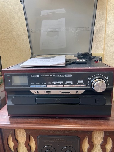 レコードプレーヤー　Bearmax MA-88 
